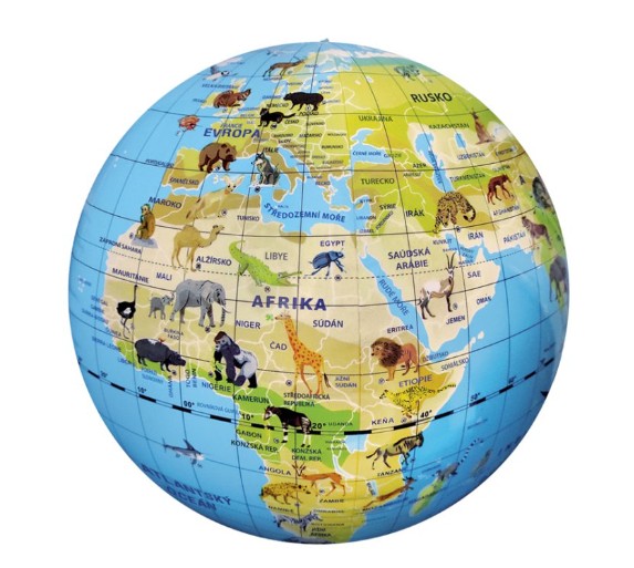 foto Planeta zv��at � maxi nafukovac� gl�bus